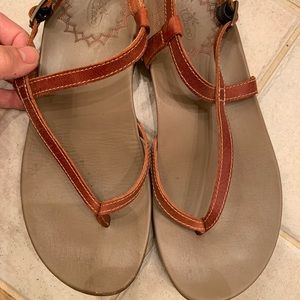 Chico’s leather sandals 36 women’s barely worn!!